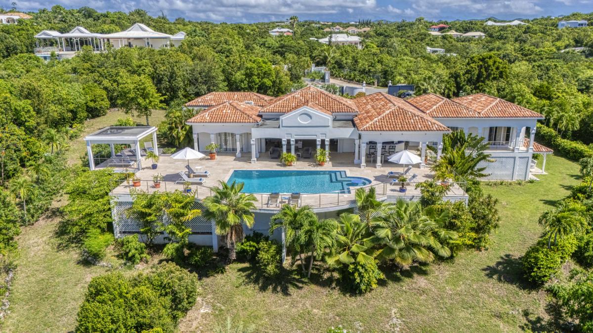 37.Location villa Oceane Terres Basses Saint Martin - Vue ensemble